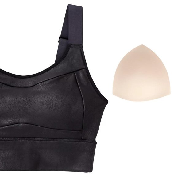 NWT CALIA Women's Sculpt Leather Seamed Long Line Bra - Picture 5 of 5